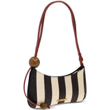 Borsa le bisou perle a righe multicolore Jacquemus - donna 