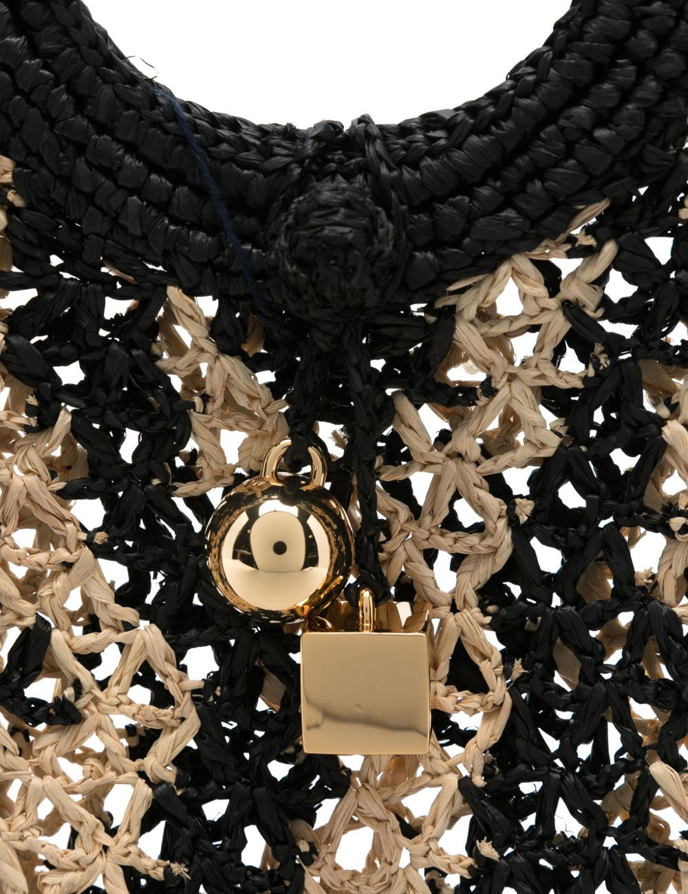 Borsa le petit rond spiaggia in nero Jacquemus - donna 