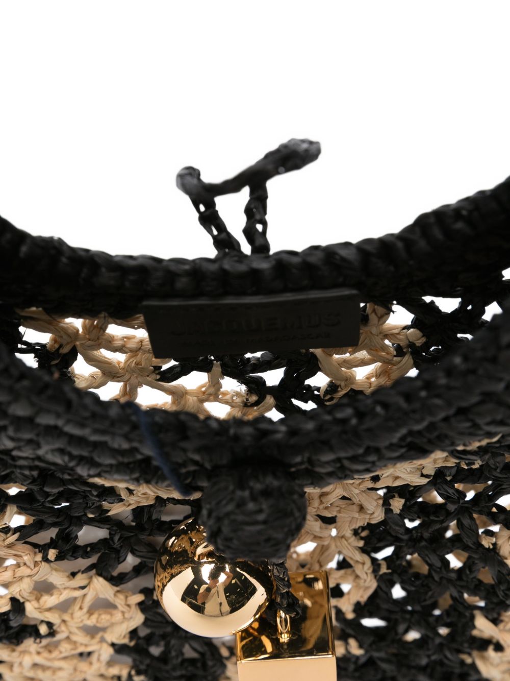 Borsa le petit rond spiaggia in nero Jacquemus - donna 