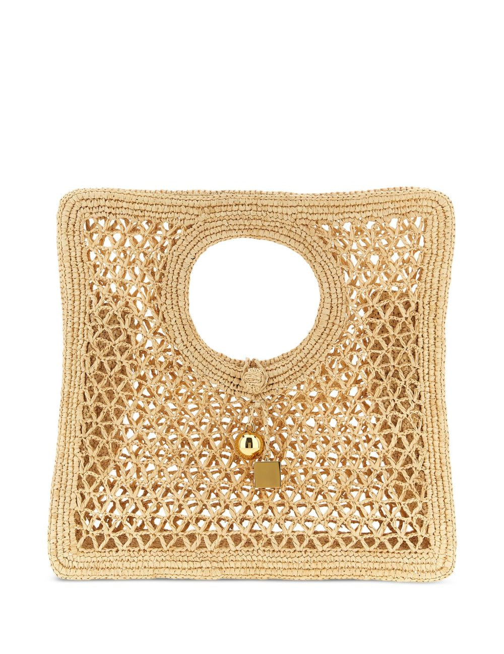 Borsa a mano le petite carre spiaggia in beige Jacquemus - donna 