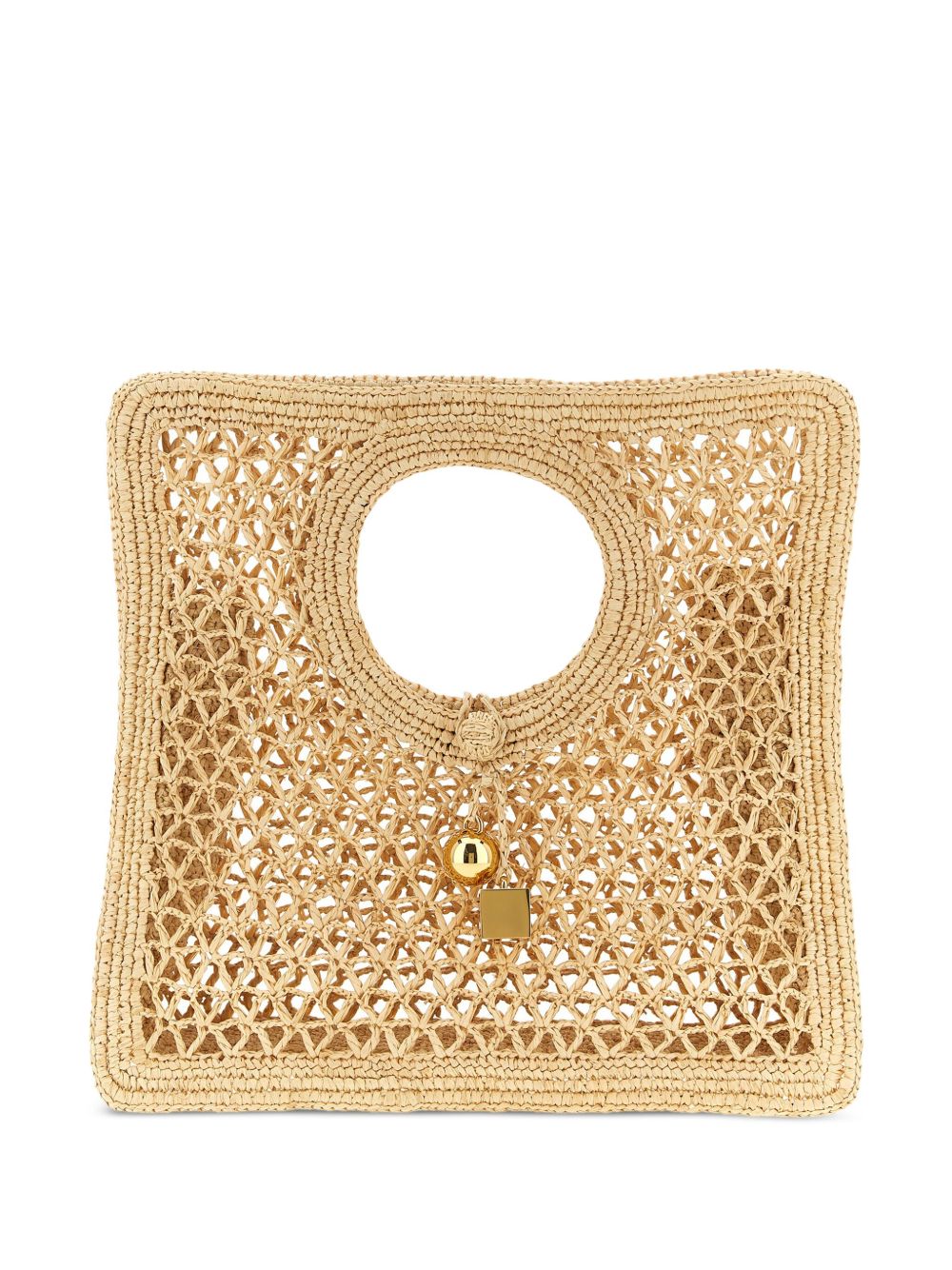 Borsa a mano le petite carre spiaggia in beige Jacquemus - donna 