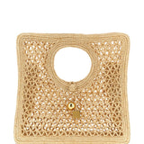 Borsa a mano le petite carre spiaggia in beige Jacquemus - donna 