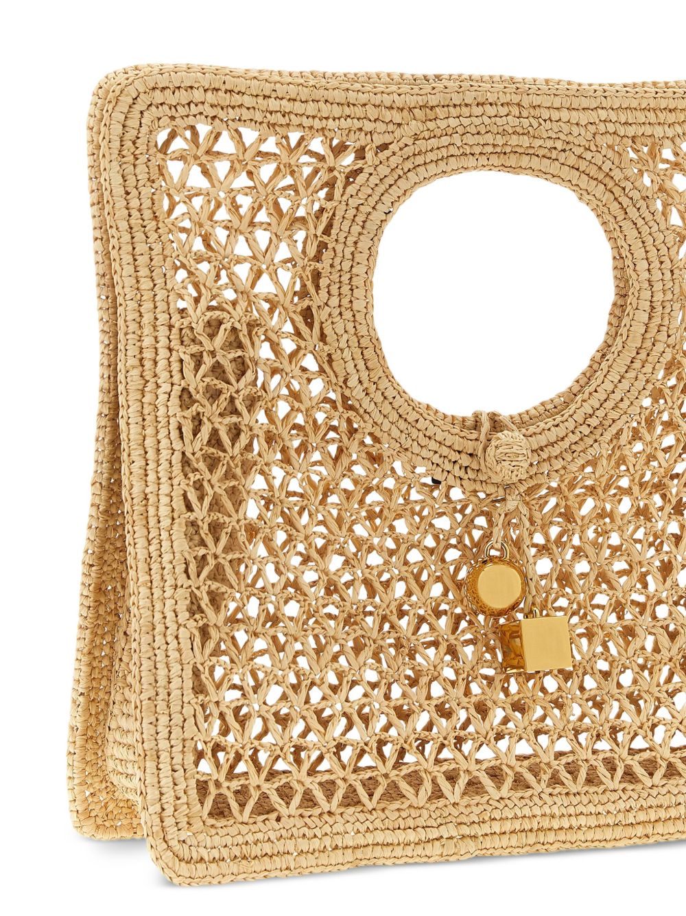 Borsa a mano le petite carre spiaggia in beige Jacquemus - donna 