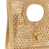Borsa a mano le petite carre spiaggia in beige Jacquemus - donna 