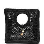 Borsa a mano le petite carre spiaggia in nero Jacquemus - donna 