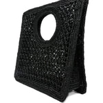 Borsa a mano le petite carre spiaggia in nero Jacquemus - donna 