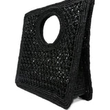 Borsa a mano le petite carre spiaggia in nero Jacquemus - donna 