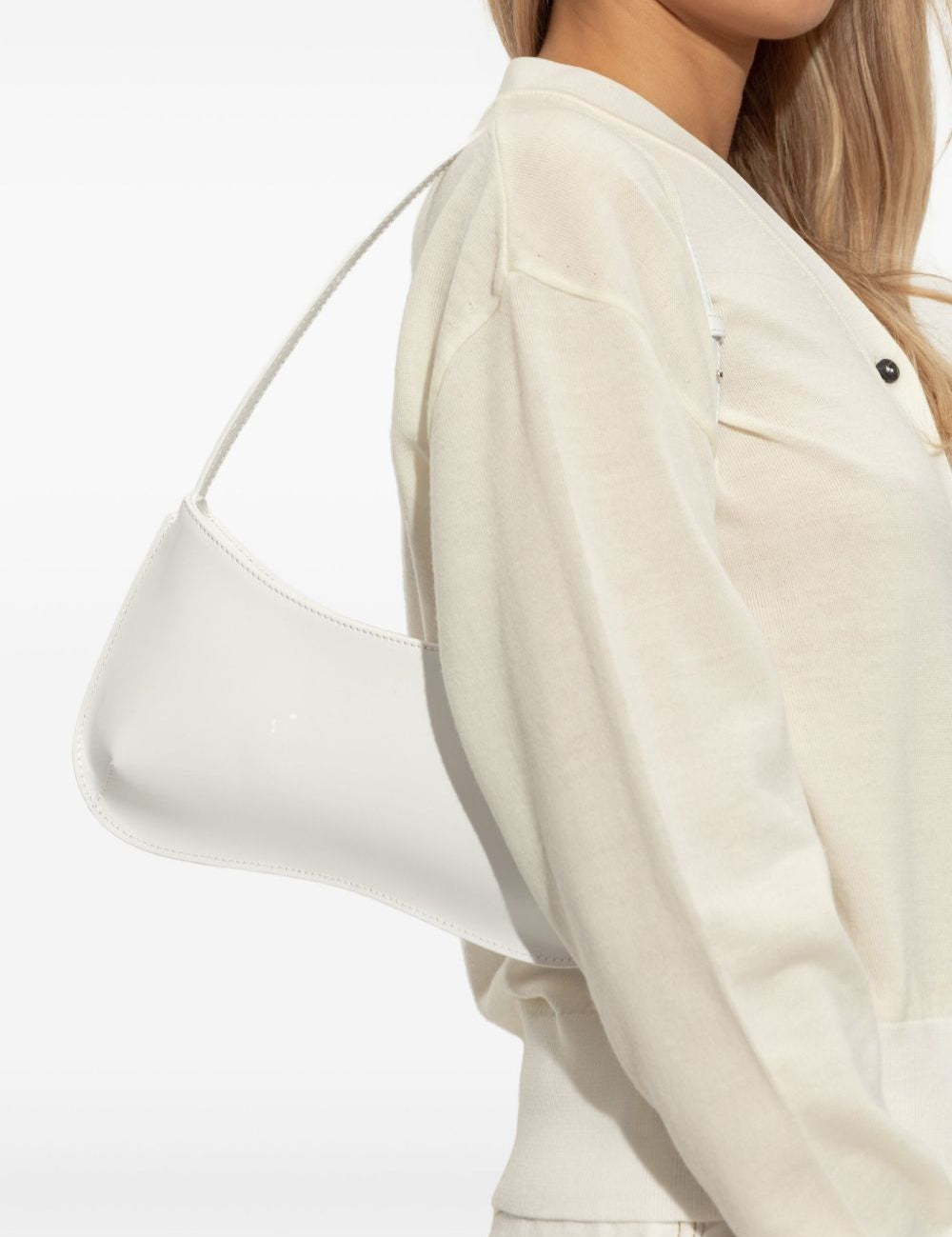 Borsa Le Bisou Perle in bianco 