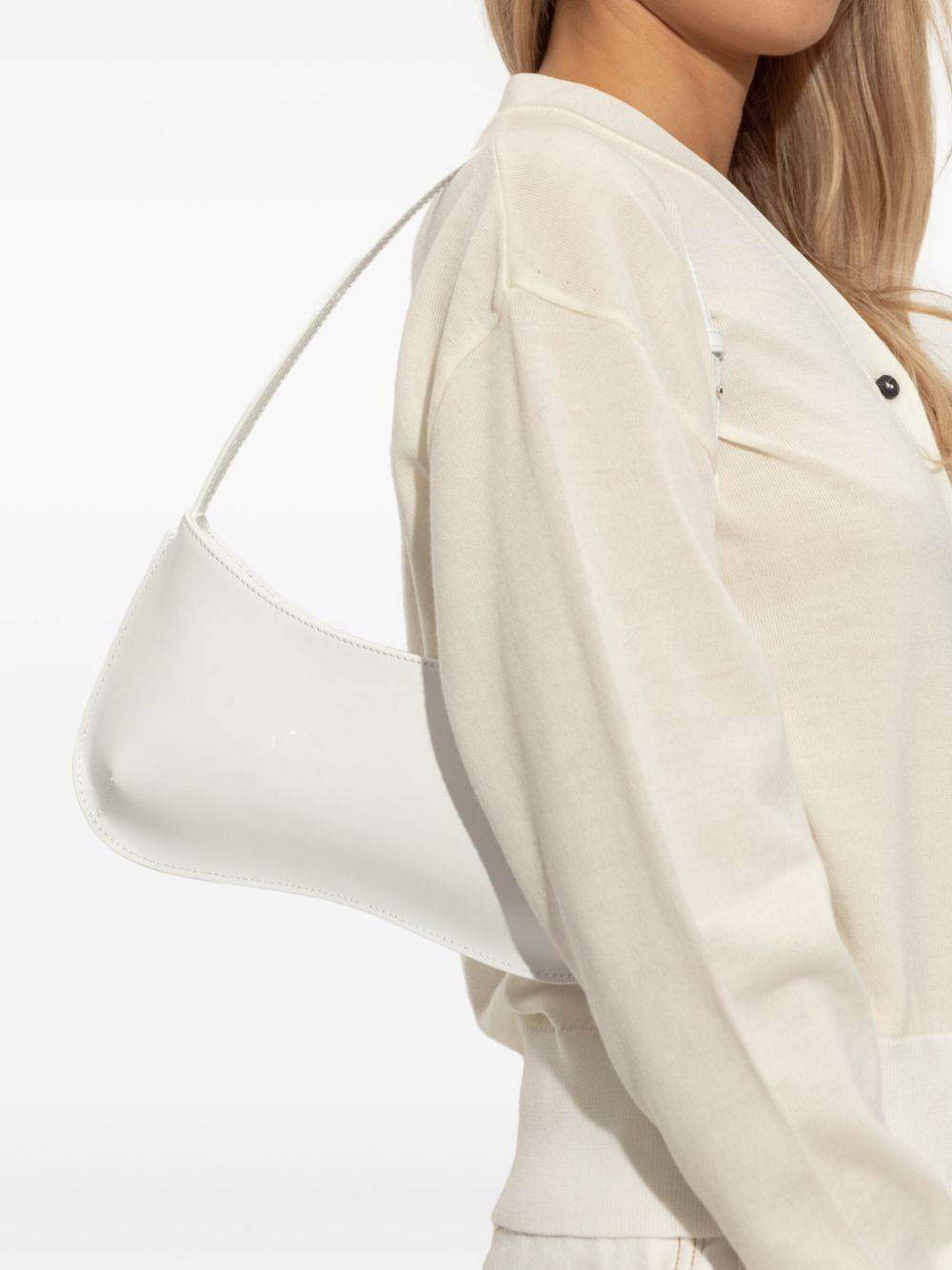 Borsa Le Bisou Perle in bianco 