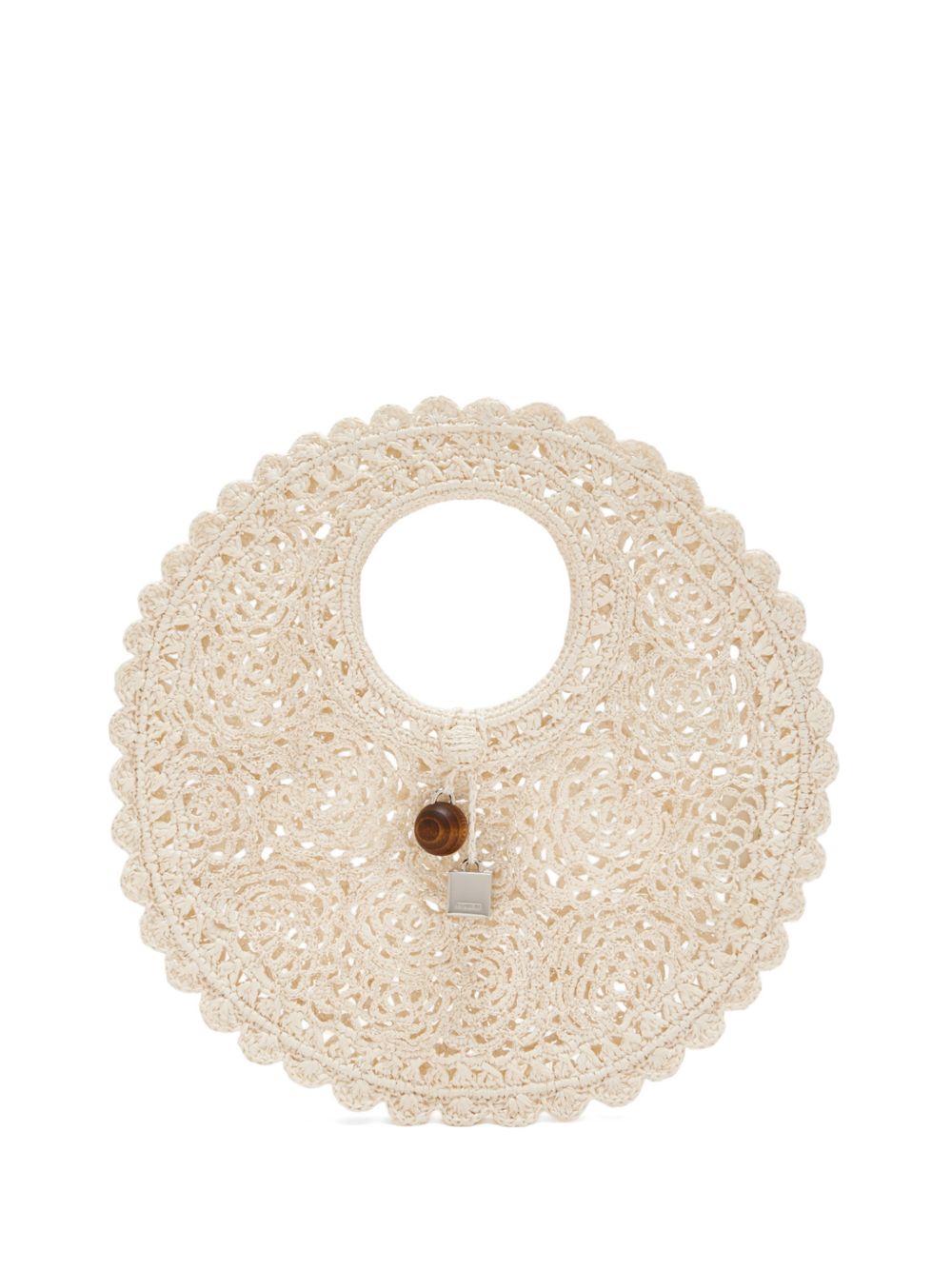 Borsa da spiaggia le petit ronde in avorio Jacquemus - donna 