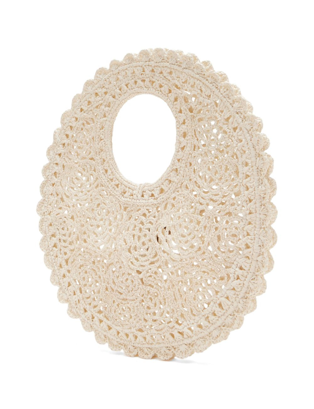 Borsa da spiaggia le petit ronde in avorio Jacquemus - donna 