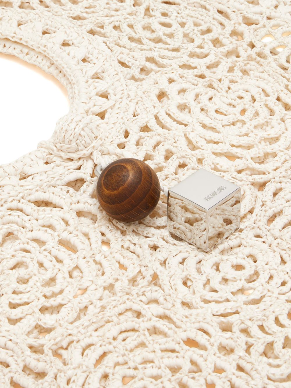 Borsa da spiaggia le petit ronde in avorio Jacquemus - donna 