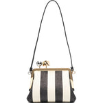 Clutch le berlingot in nero e bianco Jacquemus - donna 