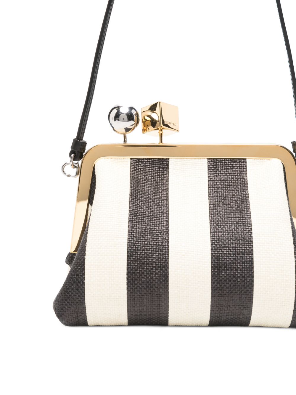 Clutch le berlingot in nero e bianco Jacquemus - donna 