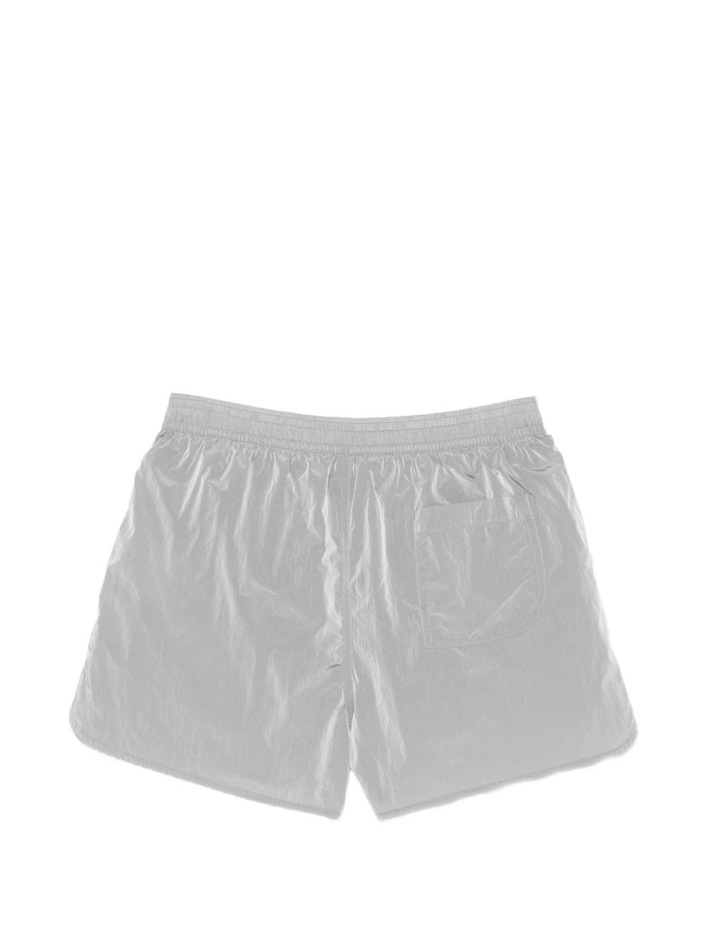 Pantaloncini da bagno con logo ricamato in argento Jacquemus - uomo 
