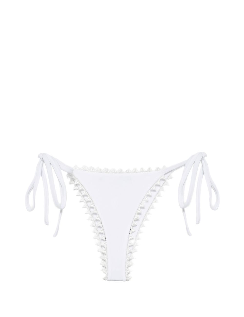 Slip bikini con laccetti laterali in bianco Jacquemus - donna 