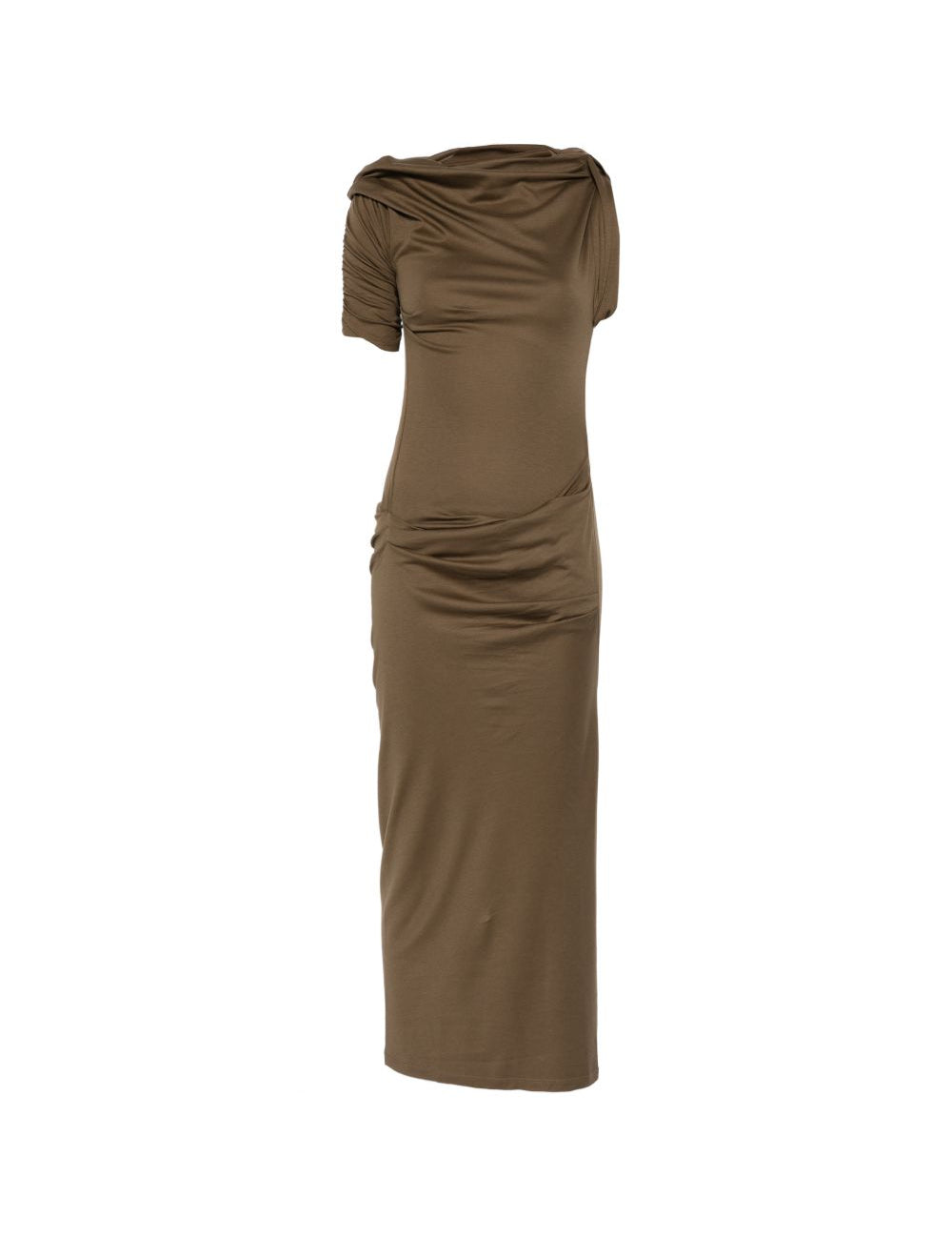 Abito con drapeggio la robe drapeado in verde Jacquemus - donna 