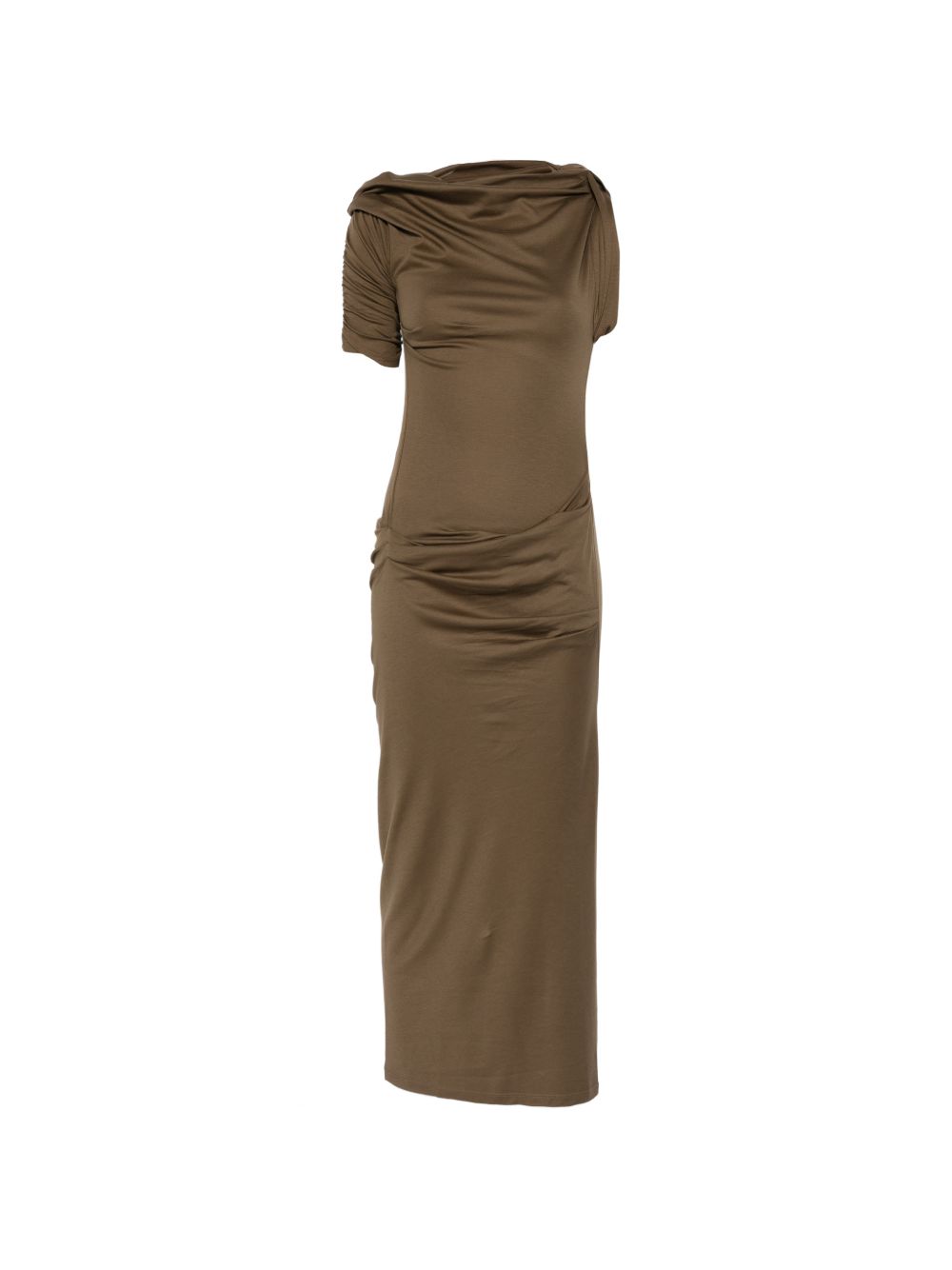 Abito con drapeggio la robe drapeado in verde Jacquemus - donna 