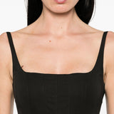 Abito midi La Agave Robe in nero Jacquemus - donna 