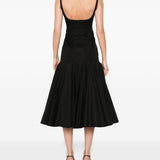 Abito midi La Agave Robe in nero Jacquemus - donna 