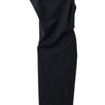 Abito midi drappeggiato la robe drap in nero Jacquemus - donna 