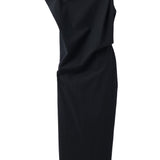 Abito midi drappeggiato la robe drap in nero Jacquemus - donna 