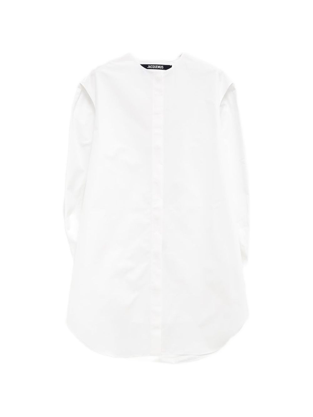 Chemisier Berlingot con arricciatura in bianco Jacquemus - donna 