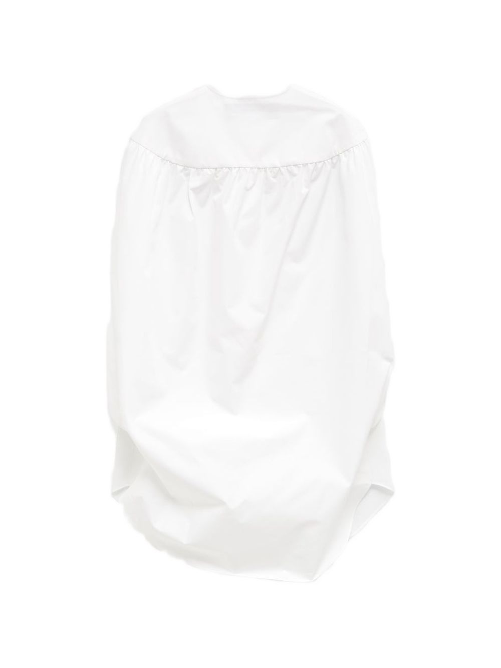 Chemisier Berlingot con arricciatura in bianco Jacquemus - donna 