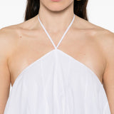 Abito con ruches la robe triangle courte  in bianco Jacquemus - donna 