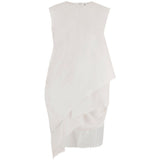 Abito la robe traversin courte in bianco Jacquemus - donna 