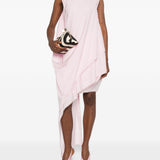 Abito corto the traversin in rosa Jacquemus - donna 