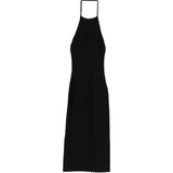 Abito midi tablier in blu scuro Jacquemus - donna 