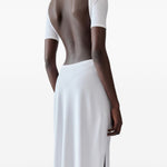 Abito la robe sole in bianco Jacquemus - donna 
