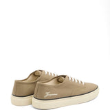 Sneakers con lacci e logo ricamato in beige Jacquemus - uomo 