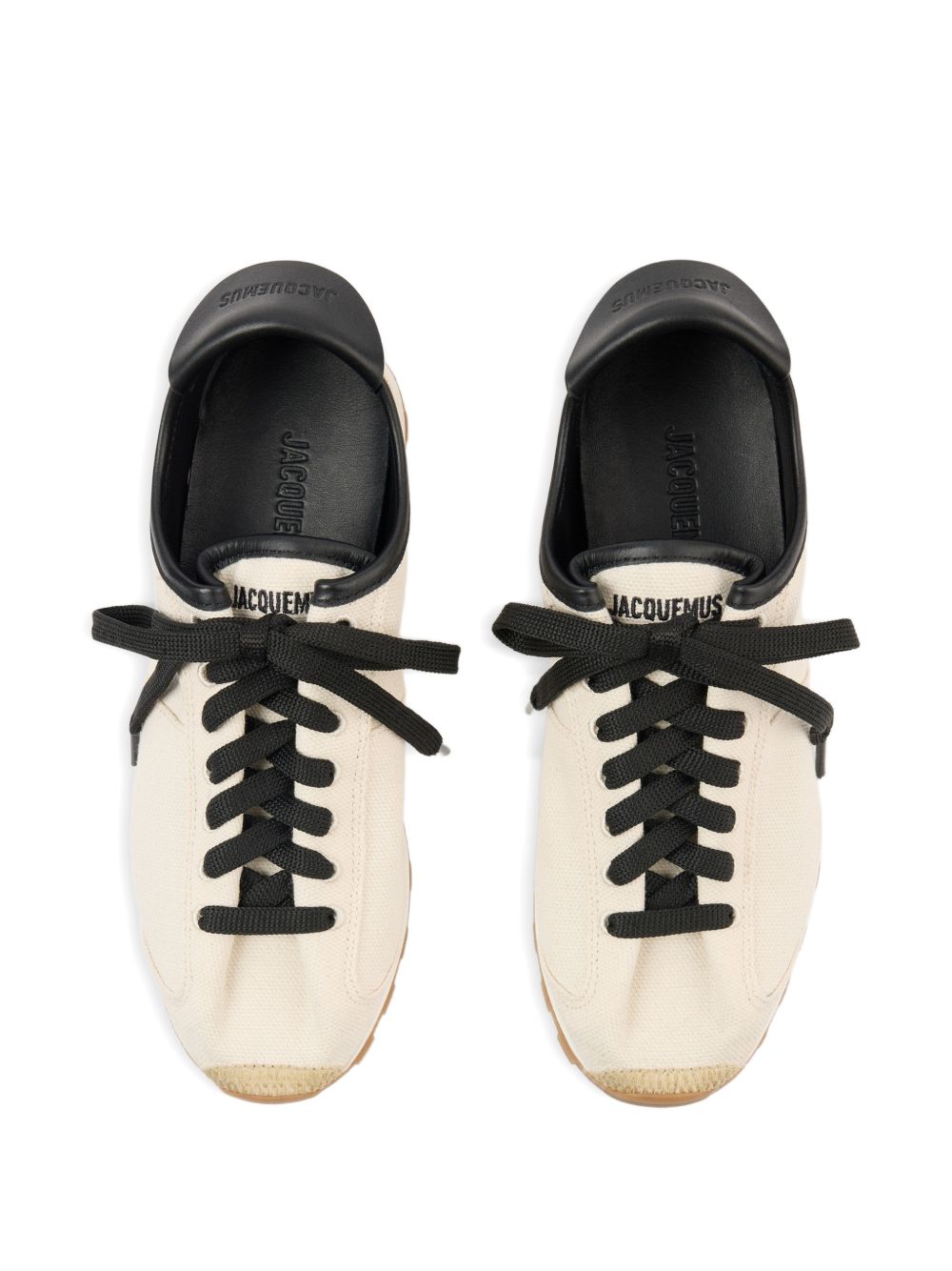 Sneakers in pelle in avorio Jacquemus - donna 