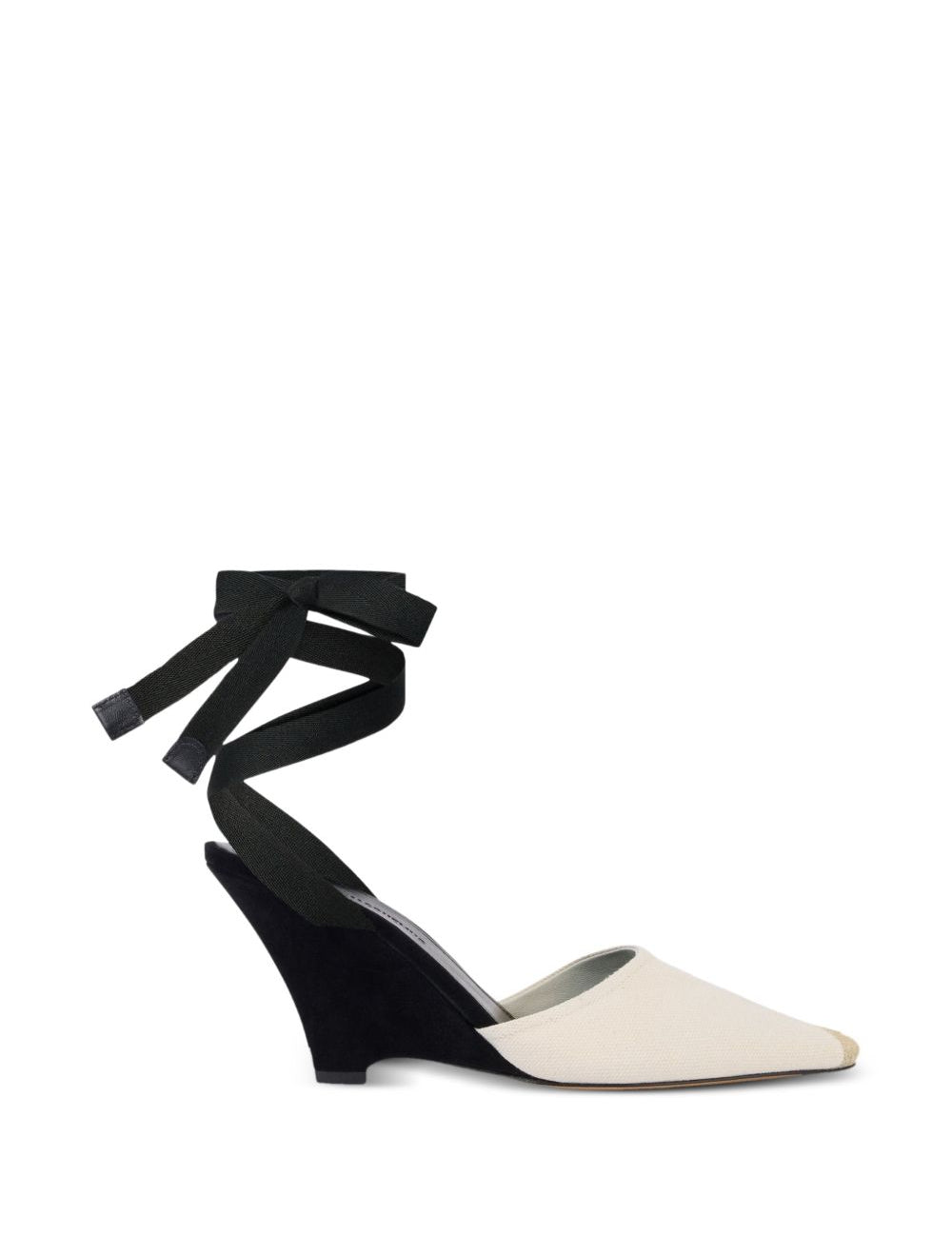 Espadrilles les espadrilles high in avorio e nero Jacquemus - donna 