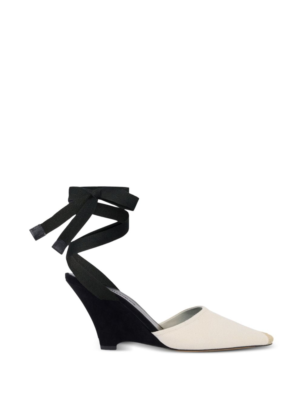 Espadrilles les espadrilles high in avorio e nero Jacquemus - donna 
