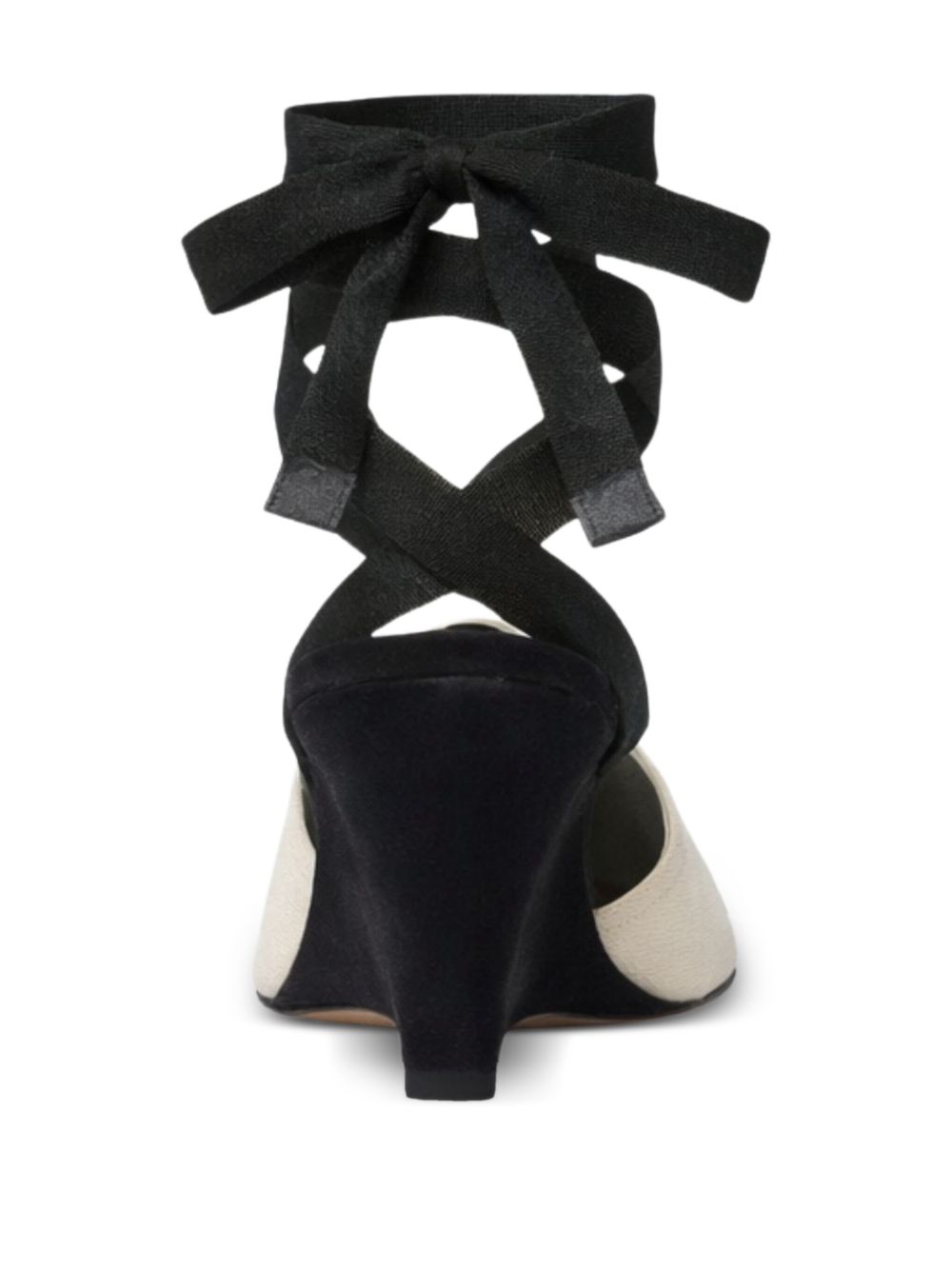 Espadrilles les espadrilles high in avorio e nero Jacquemus - donna 