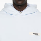 Felpa con logo in azzurro Jacquemus - unisex 