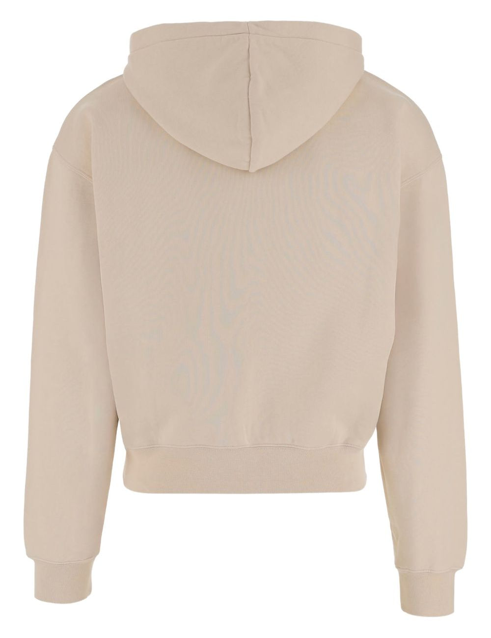 Felpa Le Hoodie Gros Grain con cappuccio e zip in beige Jacquemus - uomo 