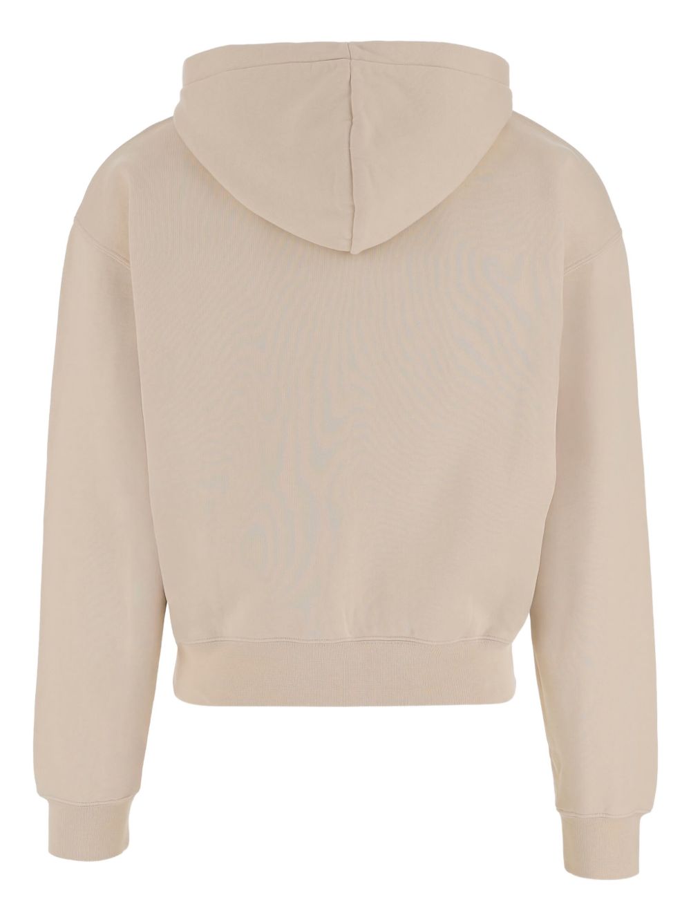 Felpa Le Hoodie Gros Grain con cappuccio e zip in beige Jacquemus - uomo 