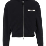 Felpa The Gros Grain con cappuccio in blu Jacquemus - uomo 