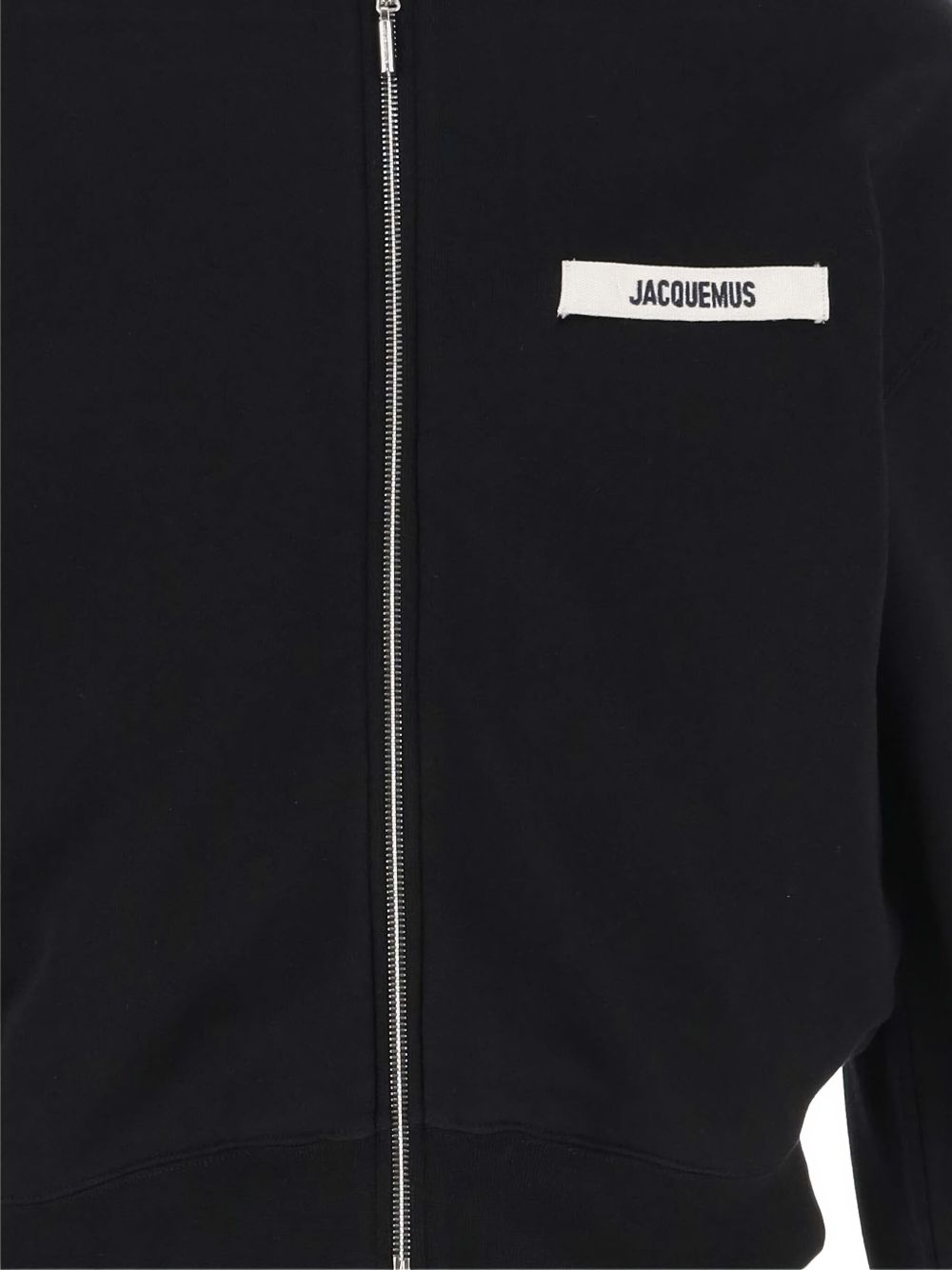 Felpa The Gros Grain con cappuccio in blu Jacquemus - uomo 