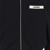 Felpa The Gros Grain con cappuccio in blu Jacquemus - uomo 