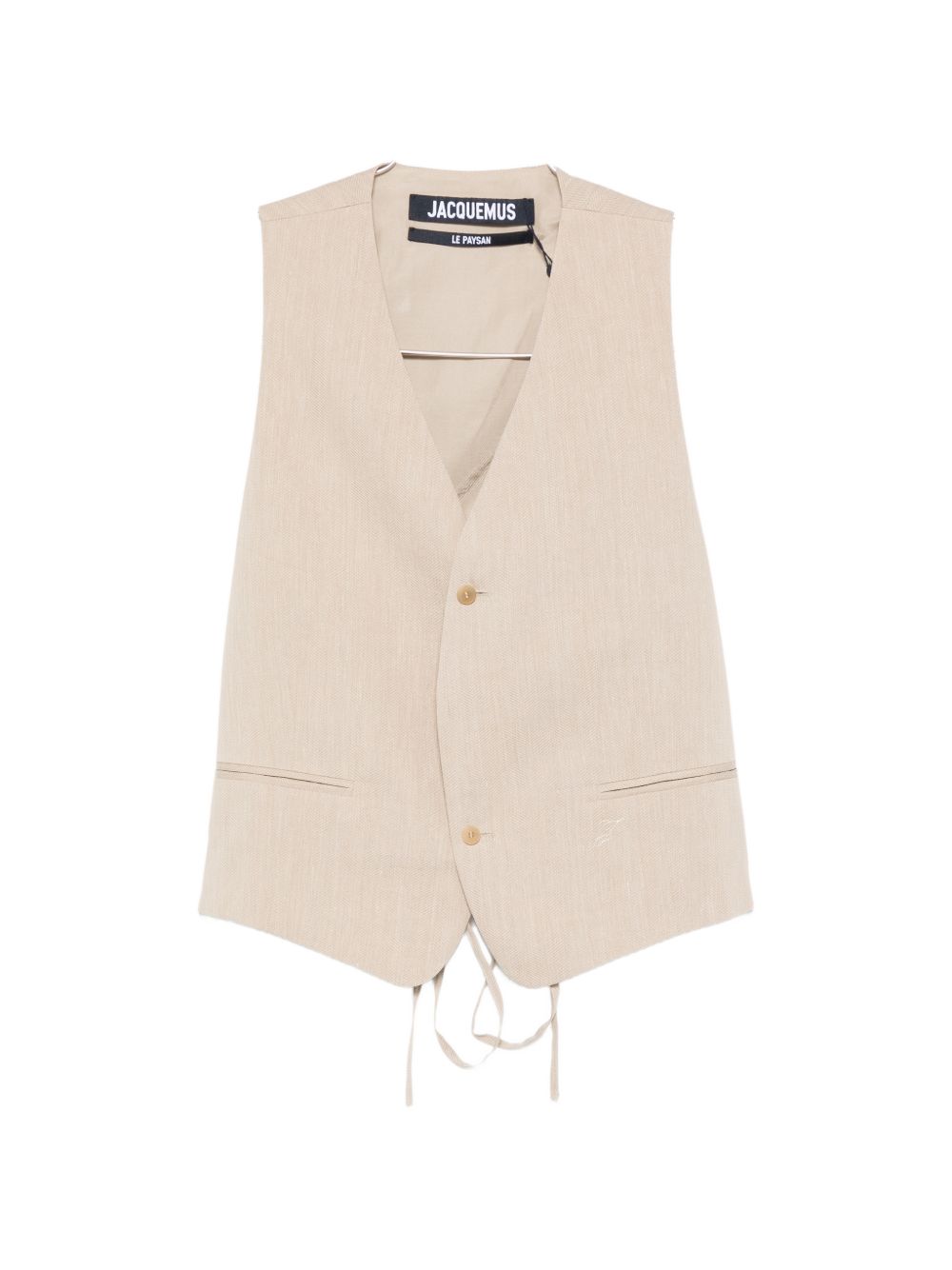 Gilet le gilet paysan  in beige Jacquemus - uomo 