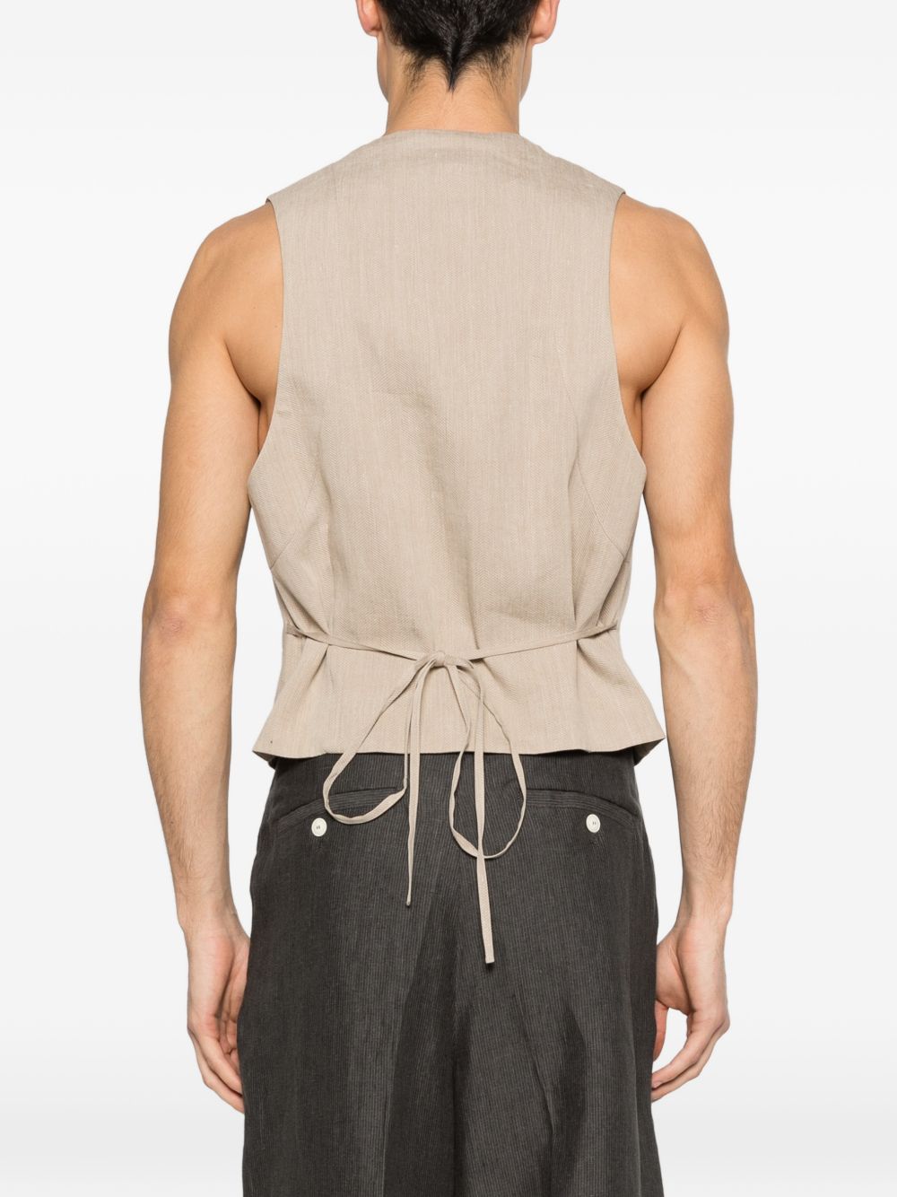 Gilet le gilet paysan  in beige Jacquemus - uomo 