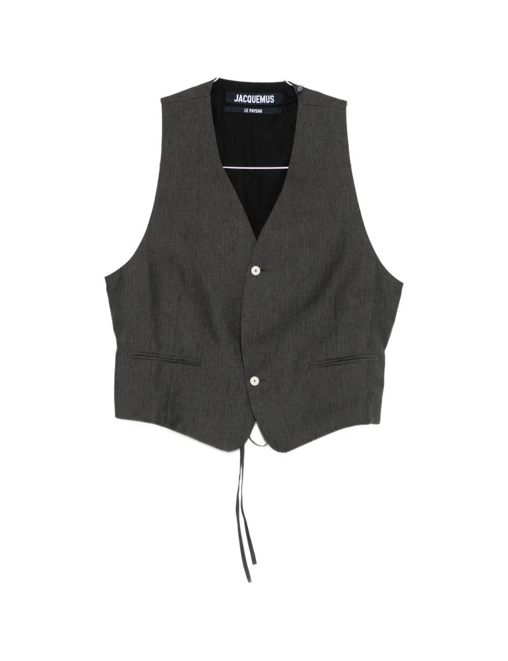 Gilet con bottoni raysan in grigio Jacquemus - uomo 