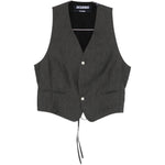 Gilet con bottoni raysan in grigio Jacquemus - uomo 