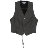 Gilet con bottoni raysan in grigio Jacquemus - uomo 