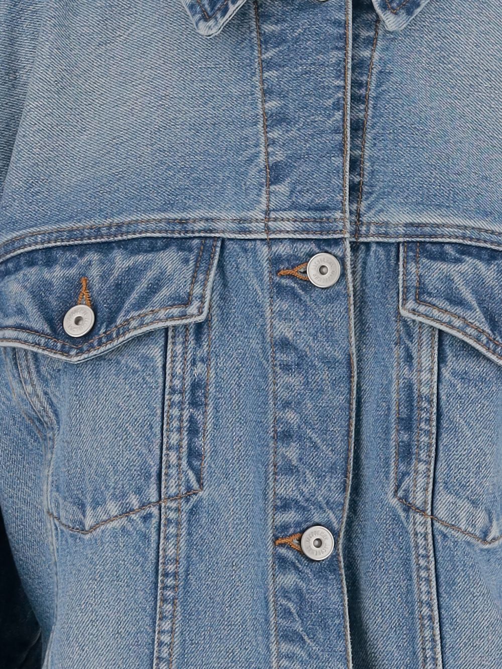 Giacca denim con cintura in blu Jacquemus - donna 